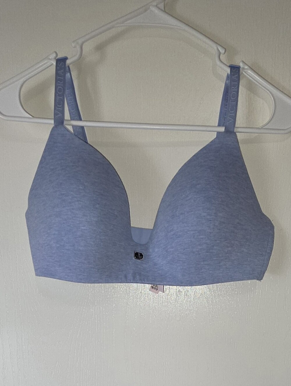 Victoria’s Secret Cotton Logo Lightly Lined Wireless T-Shirt Bra 36D